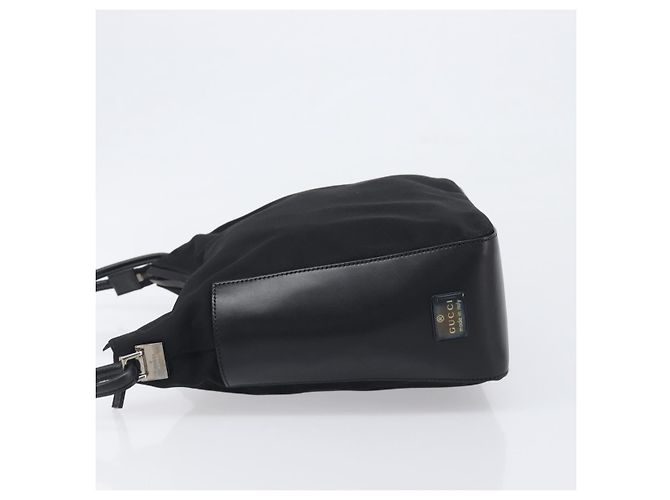 Borsa a tracolla GUCCI Canvas Black Silver 001 3766 Auth 202299A Nero Argento - vista 4