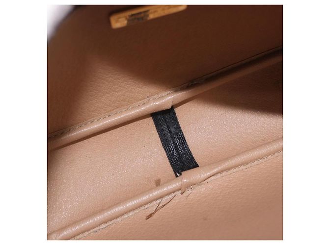 Borsa a Tracolla Christian Dior Trotter PVC Pelle Nero Tono Oro Auth 201320 - vista 11