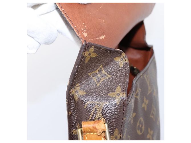 LOUIS VUITTON Monogram Saint Cloud GM Shoulder Bag M51242 LV Auth ti4008 Monogramme - vue 9