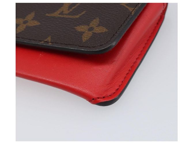 LOUIS VUITTON Monogram Etui Lunette Woody Glasses Case GI0372 LV Auth 202811 Monograma - vista 7