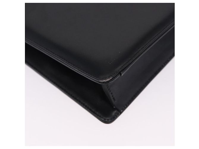 Borsa a tracolla Salvatore Ferragamo in pelle nera e oro Auth ka6079 Nero - vista 16