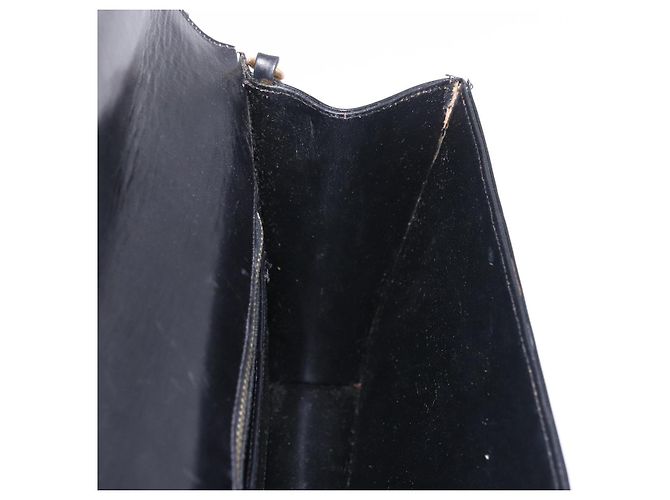 Borsa a tracolla Salvatore Ferragamo in pelle nera e oro Auth ka6079 Nero - vista 22
