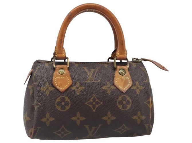 LOUIS VUITTON Monogram Mini Speedy Hand Bag M41534 LV Auth 203029 Monogramma - vista 13