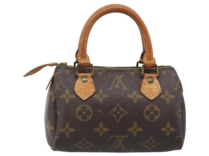 LOUIS VUITTON Monogram Mini Speedy Hand Bag M41534 LV Auth 203029 Monogramma - vista 2