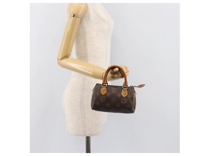LOUIS VUITTON Monogram Mini Speedy Hand Bag M41534 LV Auth 203029 Monogramma - vista 20