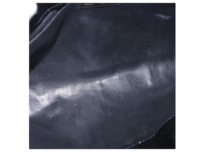 FENDI Schultertasche aus Leder Schwarz Auth ti4002 - Ansicht 12