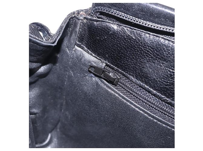 FENDI Schultertasche aus Leder Schwarz Auth ti4002 - Ansicht 22