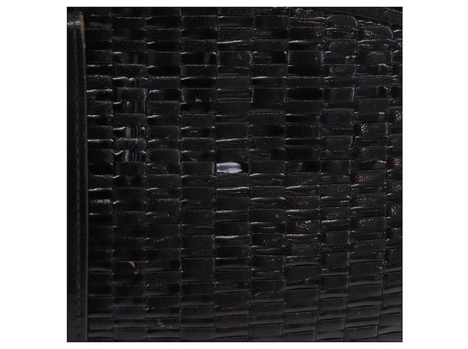 FENDI Schultertasche aus Leder Schwarz Auth ti4002 - Ansicht 4