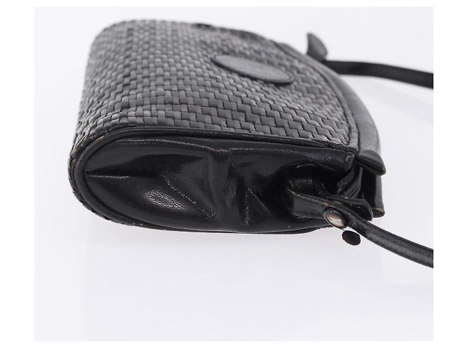 FENDI Schultertasche aus Leder Schwarz Auth ti4002 - Ansicht 5