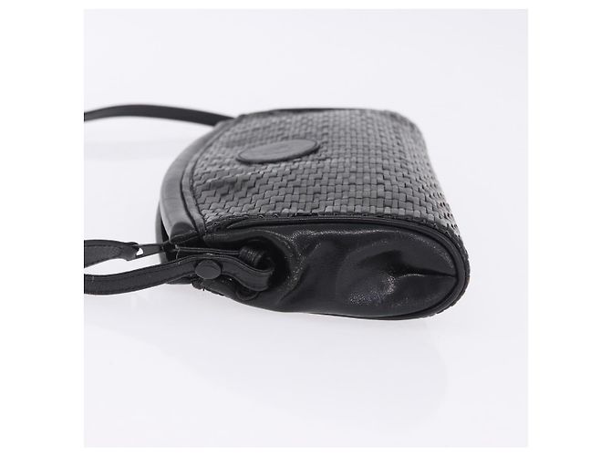 FENDI Schultertasche aus Leder Schwarz Auth ti4002 - Ansicht 6