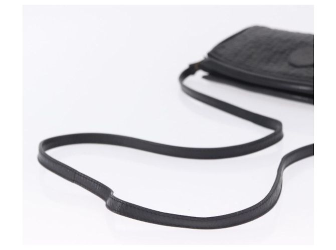 FENDI Schultertasche aus Leder Schwarz Auth ti4002 - Ansicht 9