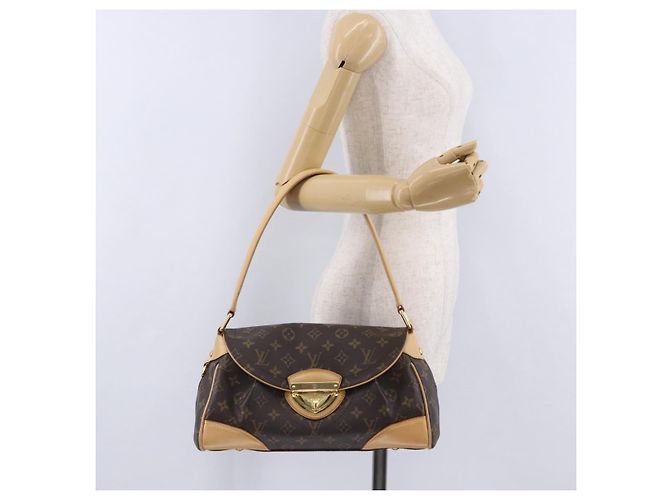 LOUIS VUITTON Monogram Beverly MM Schultertasche M40121 LV Auth 200905SAV Monogramm - Ansicht 27