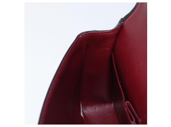 Borsa a tracolla CHANEL Chain Matelasse 25 in pelle d'agnello nera e oro CC Auth 200477SAM Nero D'oro - vista 22