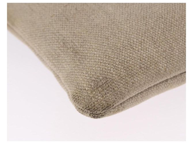 Autre Marque Borsa a tracolla SAINT LAURENT Canvas Beige Gold Tone Auth ka6165 - vista 10