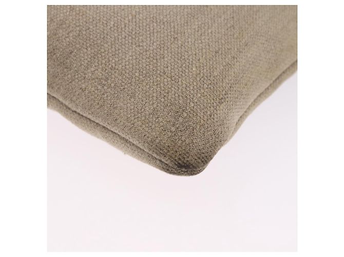 Autre Marque Borsa a tracolla SAINT LAURENT Canvas Beige Gold Tone Auth ka6165 - vista 11