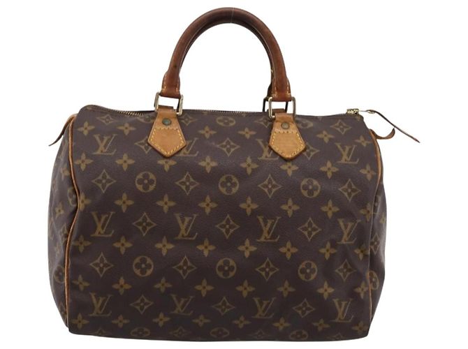 LOUIS VUITTON Monogram Speedy 30 Hand Bag M41526 LV Auth 201254 Monogramma - vista 13