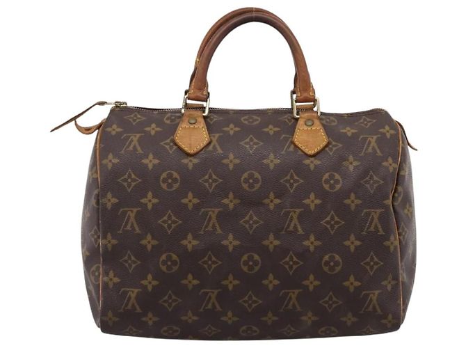 LOUIS VUITTON Monogram Speedy 30 Hand Bag M41526 LV Auth 201254 Monogramma - vista 2