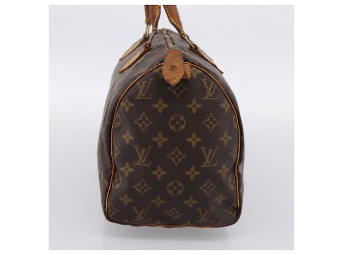 LOUIS VUITTON Monogram Speedy 30 Hand Bag M41526 LV Auth 201254 Monogramma - vista 4