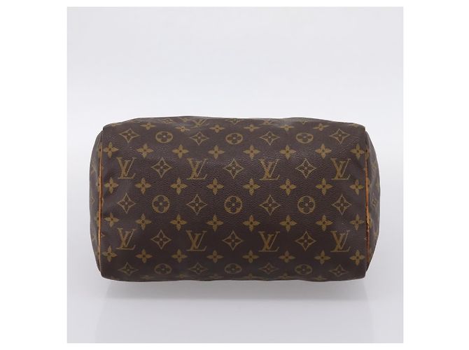 LOUIS VUITTON Monogram Speedy 30 Hand Bag M41526 LV Auth 201254 Monogramma - vista 5