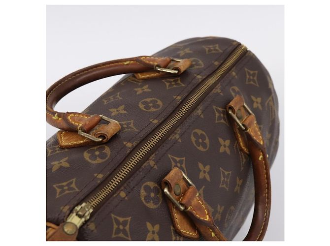 LOUIS VUITTON Monogram Speedy 30 Hand Bag M41526 LV Auth 201254 Monogramma - vista 6
