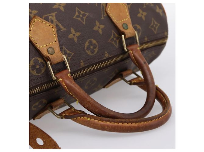 LOUIS VUITTON Monogram Speedy 30 Hand Bag M41526 LV Auth 201254 Monogramma - vista 7