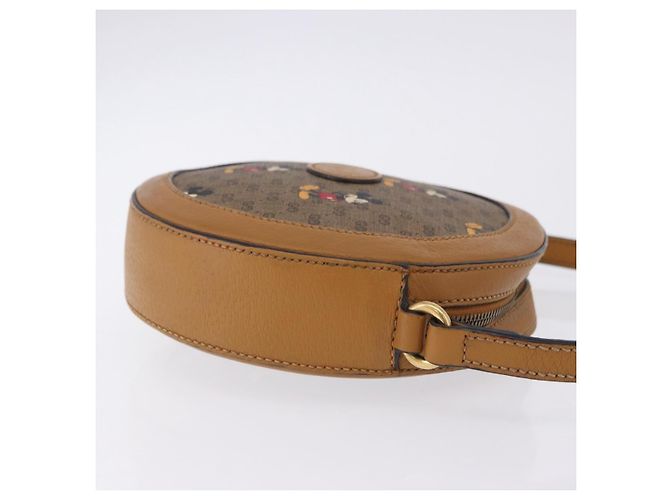 Borsa a tracolla GUCCI x Disney MicroGG Mickey PVC Beige Gold 603938 Auth ka6167 - vista 3