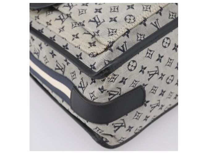LOUIS VUITTON Monogram Mini Sac Mary Kate 48h Hand Bag Blue M42341 Auth 202608V Blau Monogramm - Ansicht 16