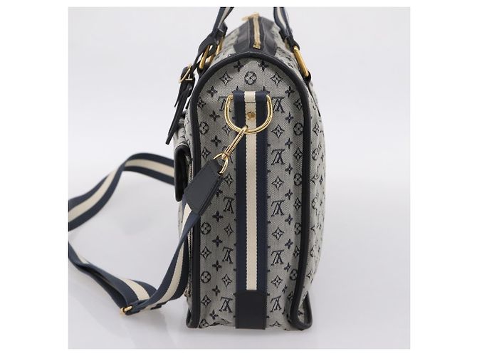 LOUIS VUITTON Monogram Mini Sac Mary Kate 48h Hand Bag Blue M42341 Auth 202608V Blau Monogramm - Ansicht 4