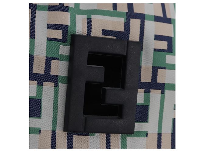 Borsa a Tracolla FENDI Zucca Canvas Mamma Baguette Multicolor Silver Auth 203230M Argento Multicolore - vista 27
