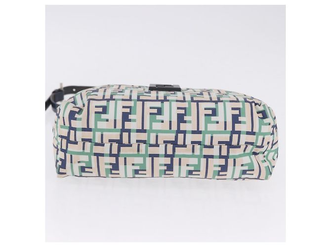 Borsa a Tracolla FENDI Zucca Canvas Mamma Baguette Multicolor Silver Auth 203230M Argento Multicolore - vista 5