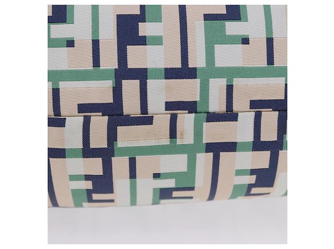 Borsa a Tracolla FENDI Zucca Canvas Mamma Baguette Multicolor Silver Auth 203230M Argento Multicolore - vista 6