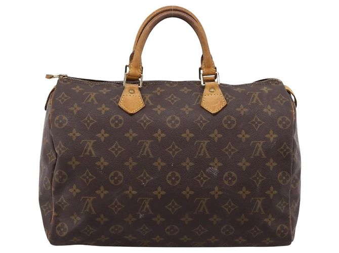 LOUIS VUITTON Monogram Speedy 35 Hand Bag M41524 LV Auth 201441 Monogramma - vista 2