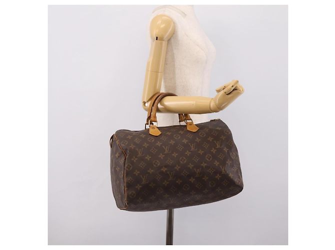 LOUIS VUITTON Monogram Speedy 35 Hand Bag M41524 LV Auth 201441 Monogramma - vista 20