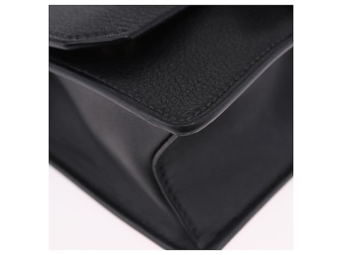 Borsa a tracolla Miu Miu in pelle nera e oro Auth ka6173M Nero - vista 18