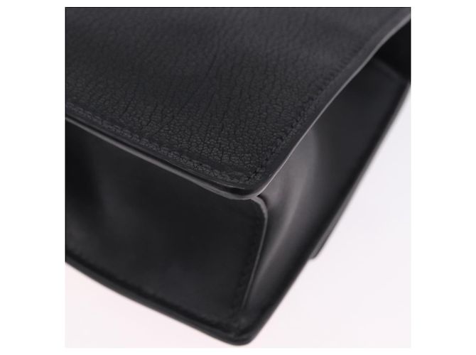 Borsa a tracolla Miu Miu in pelle nera e oro Auth ka6173M Nero - vista 21