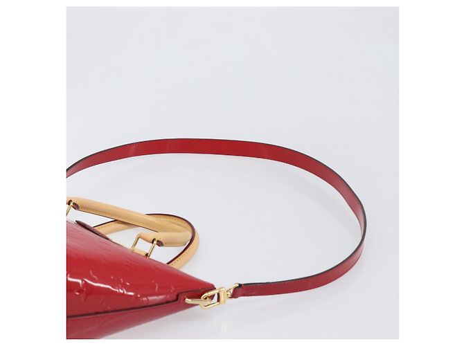 Borsa a mano LOUIS VUITTON Monogram Vernis Montebello PM Rossa M90165 LV Auth 200378V Rosso - vista 15