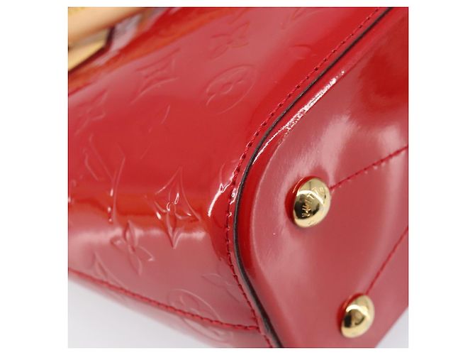 Borsa a mano LOUIS VUITTON Monogram Vernis Montebello PM Rossa M90165 LV Auth 200378V Rosso - vista 19