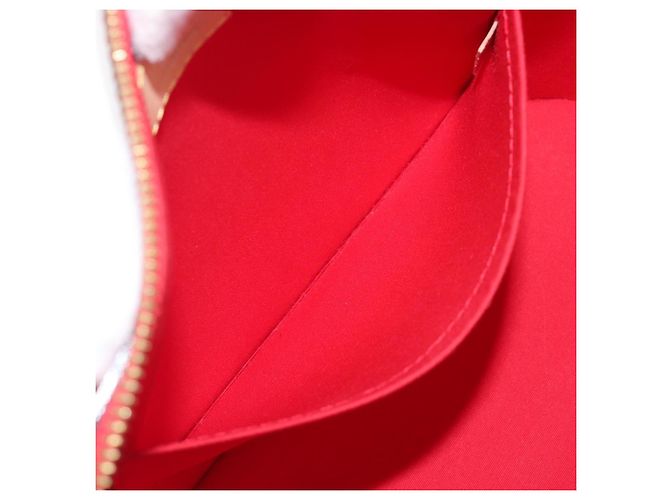 Borsa a mano LOUIS VUITTON Monogram Vernis Montebello PM Rossa M90165 LV Auth 200378V Rosso - vista 25