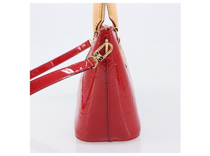 Borsa a mano LOUIS VUITTON Monogram Vernis Montebello PM Rossa M90165 LV Auth 200378V Rosso - vista 3