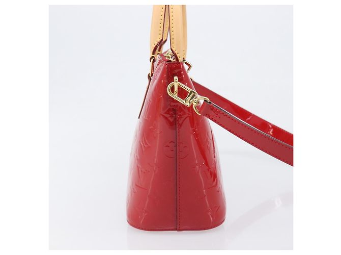 Borsa a mano LOUIS VUITTON Monogram Vernis Montebello PM Rossa M90165 LV Auth 200378V Rosso - vista 4