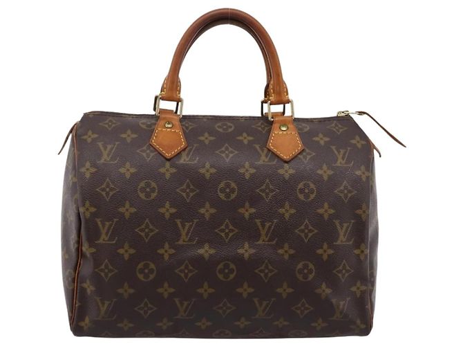 LOUIS VUITTON Monogram Speedy 30 Hand Bag M41526 LV Auth 201146 Monogramma - vista 13