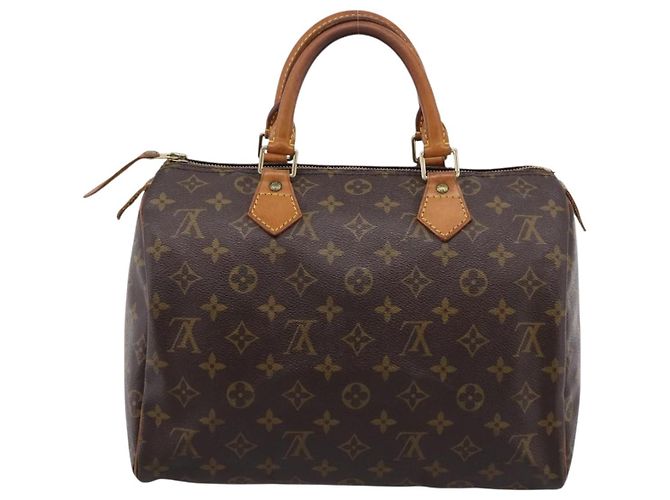 LOUIS VUITTON Monogram Speedy 30 Hand Bag M41526 LV Auth 201146 Monogramma - vista 2