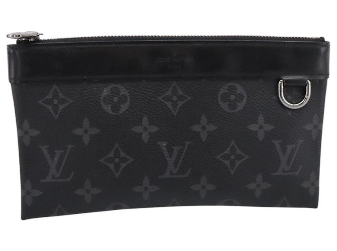 LOUIS VUITTON Monogram Eclipse Pochette Discovery PM Pouch M44323 LV Auth 203067 Monogramma - vista 13