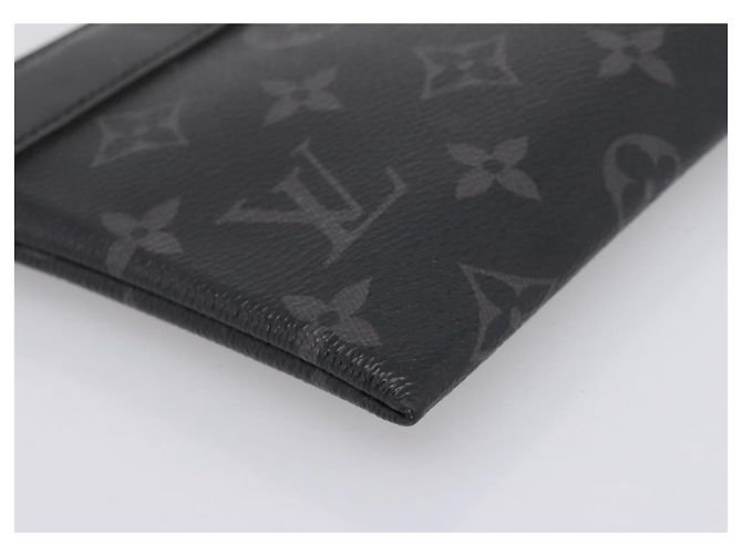 LOUIS VUITTON Monogram Eclipse Pochette Discovery PM Pouch M44323 LV Auth 203067 Monogramma - vista 14