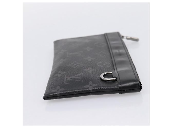 LOUIS VUITTON Monogram Eclipse Pochette Discovery PM Pouch M44323 LV Auth 203067 Monogramma - vista 4