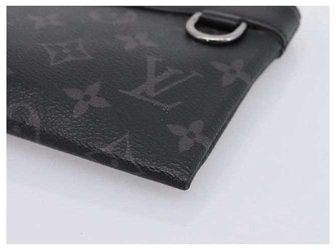 LOUIS VUITTON Monogram Eclipse Pochette Discovery PM Pouch M44323 LV Auth 203067 Monogramma - vista 7