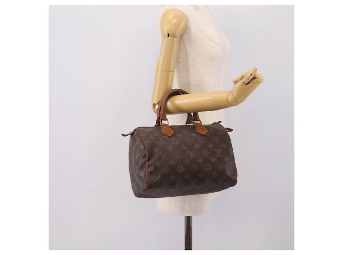 LOUIS VUITTON Monogram Speedy 25 Hand Bag M41528 LV Auth 202656 - view 20