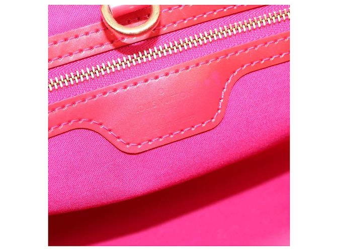 Borsa LOUIS VUITTON Monogram Vernis Wilshire PM Bag Rose Pop M93643 LV Auth 203774A Rosa - vista 10