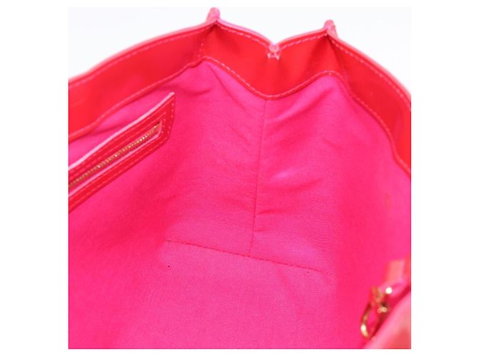 Borsa LOUIS VUITTON Monogram Vernis Wilshire PM Bag Rose Pop M93643 LV Auth 203774A Rosa - vista 17