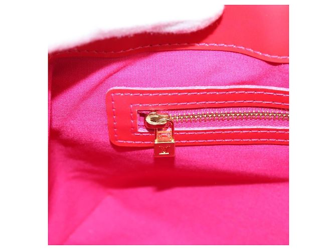Borsa LOUIS VUITTON Monogram Vernis Wilshire PM Bag Rose Pop M93643 LV Auth 203774A Rosa - vista 19